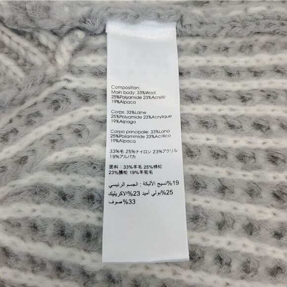 3.1 Phillip Lim Fisherman Rib Cowl Neck Wool Blend Sleeveless Sweater - Picture 13 of 14